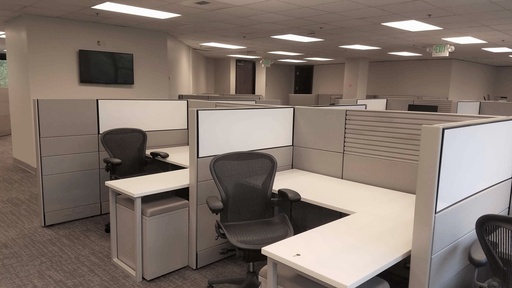[Integra] Pre-Owned Herman Miller Ethospace Cubicles with electric height adjustable desk